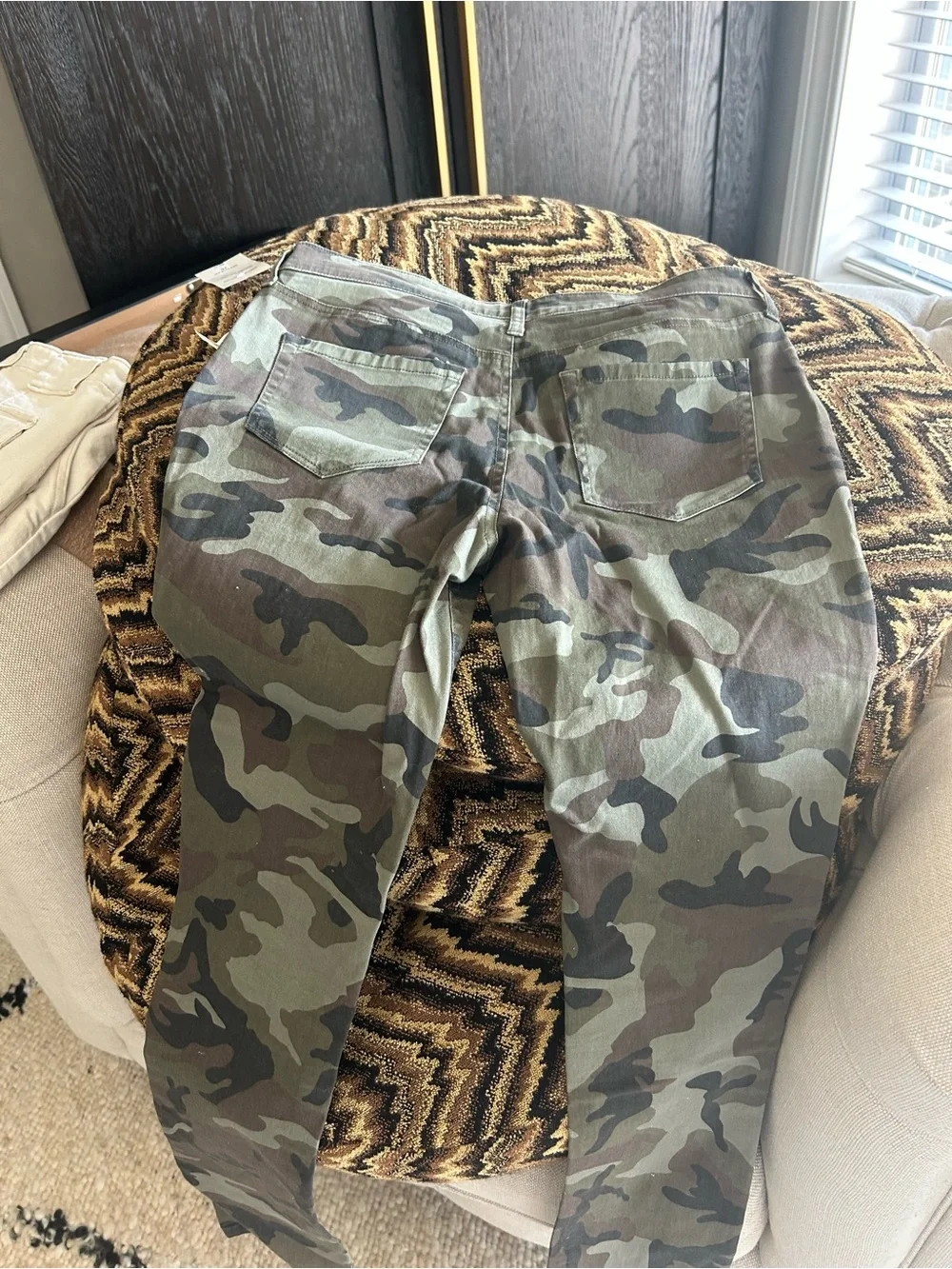 Sanctuary Camo Mini Skirt in Green and Brown